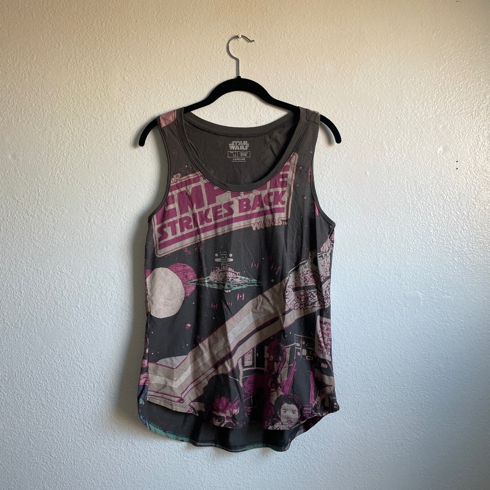2/$15 Star Wars Empire Strikes Bank Tank Top